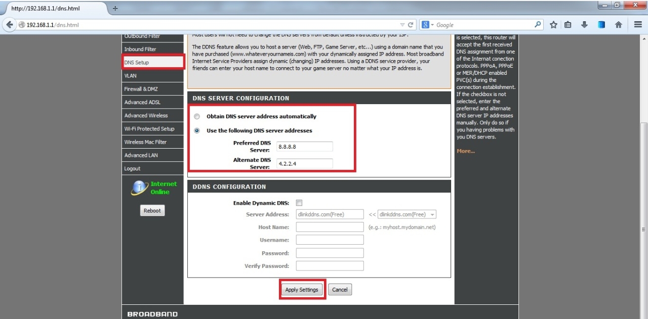 dns-modem